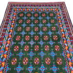 236cm x 170cm Hand Woven Color Afghan Akche - Image 2
