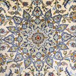 290cm x 204cm Hand-Knotted Kashan Rug - Image 3
