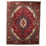 390 x 295cm Hand Knotted Persian Big Medallion Tabriz Rug